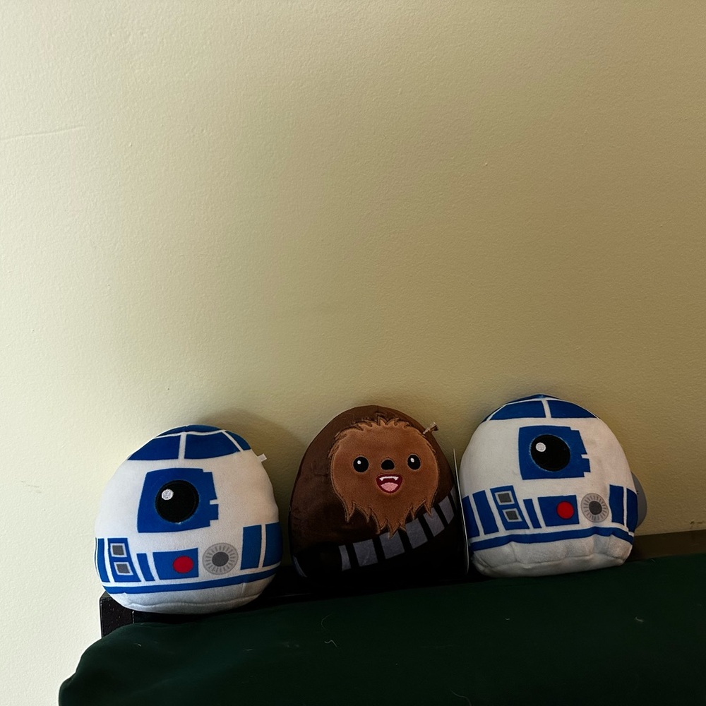 Star Wars Mini Squishmallow Set - R2-D2 and Chewbacca